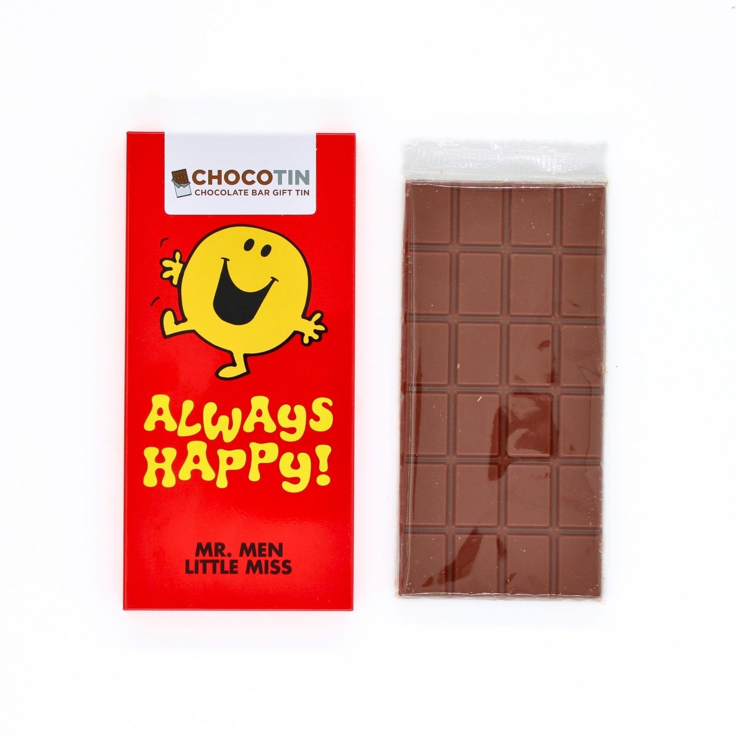 Mr. Men Little Miss 'Always Happy' Chocolate Bar Gift Tin Collectable Gift