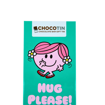 Mr. Men Little Miss 'Hug Please' Chocolate Bar Gift Tin Collectable Gift