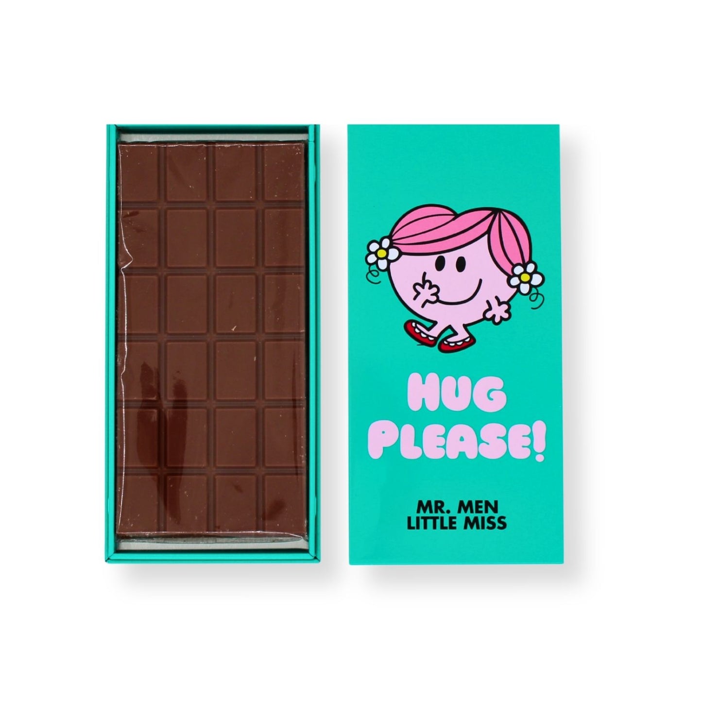 Mr. Men Little Miss 'Hug Please' Chocolate Bar Gift Tin Collectable Gift