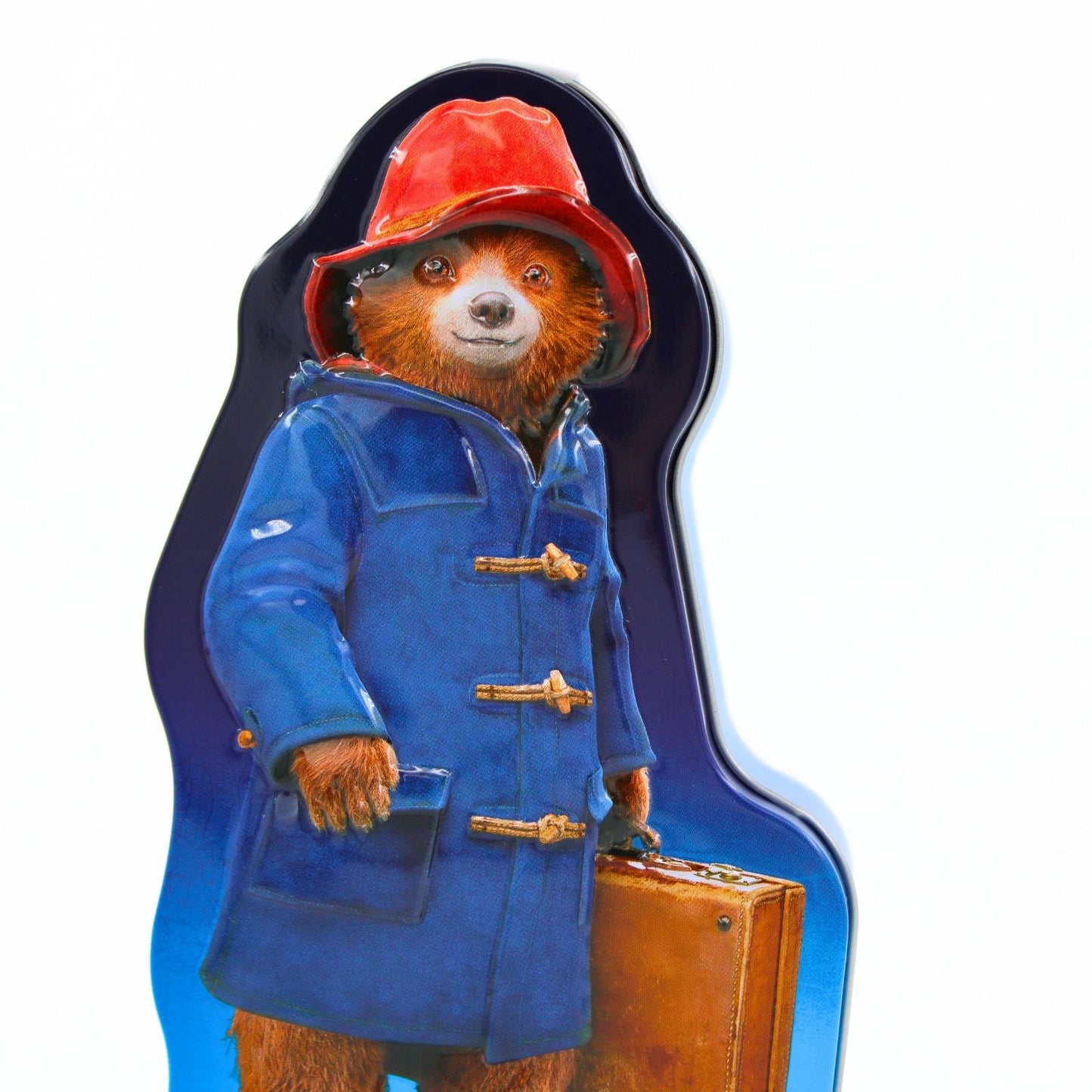 Paddington Bear Shaped Gift Tin Contaning Shortbread Bisuits Collectable Gift