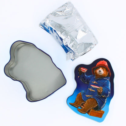 Paddington Bear Shaped Gift Tin Contaning Orange Marmalade Teabags Collectable
