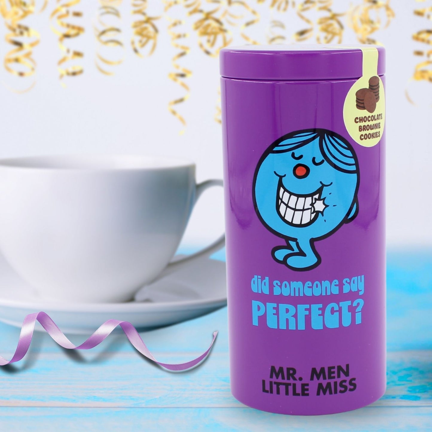 Mr. Men Little Miss 'Did Someone Say Perfect?' Cookies Gift Tin Collectable Gift