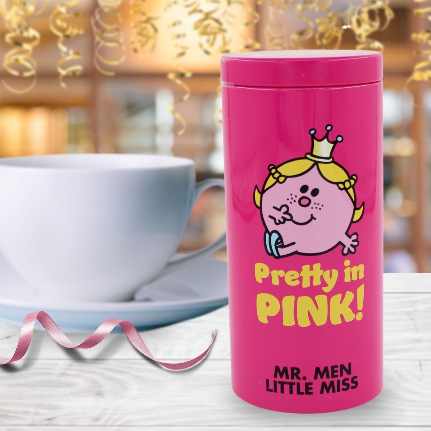 Mr. Men Little Miss 'Pretty In Pink!' Cookies Gift Tin Collectable Gift