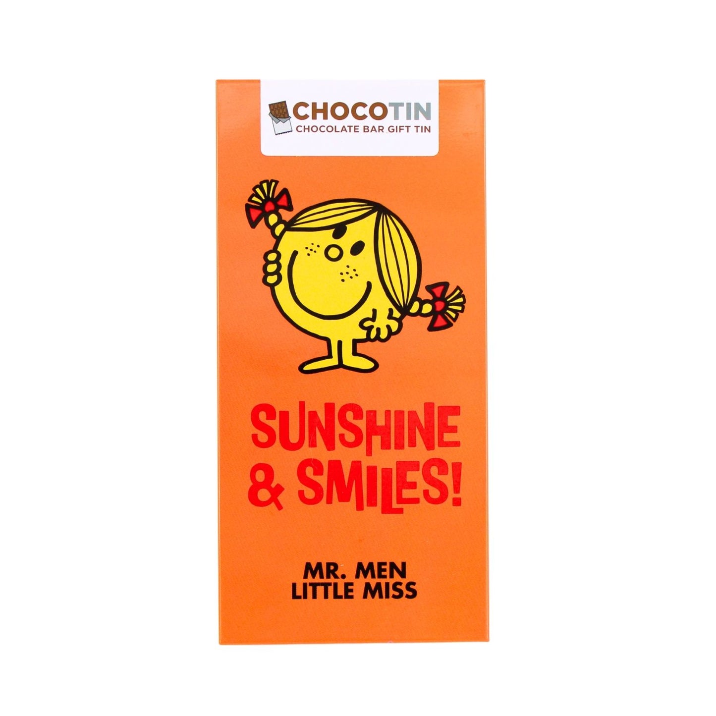 Mr. Men Little Miss 'Sunshine & Smiles' Chocolate Bar Gift Tin Collectable Gift