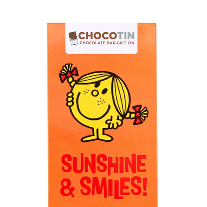 Mr. Men Little Miss 'Sunshine & Smiles' Chocolate Bar Gift Tin Collectable Gift
