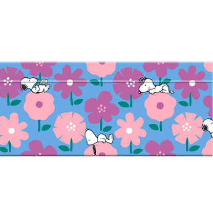 Snoopy Vegan Jelly Sweets In A Collectable Blue Floral Metal Keepsake Tin