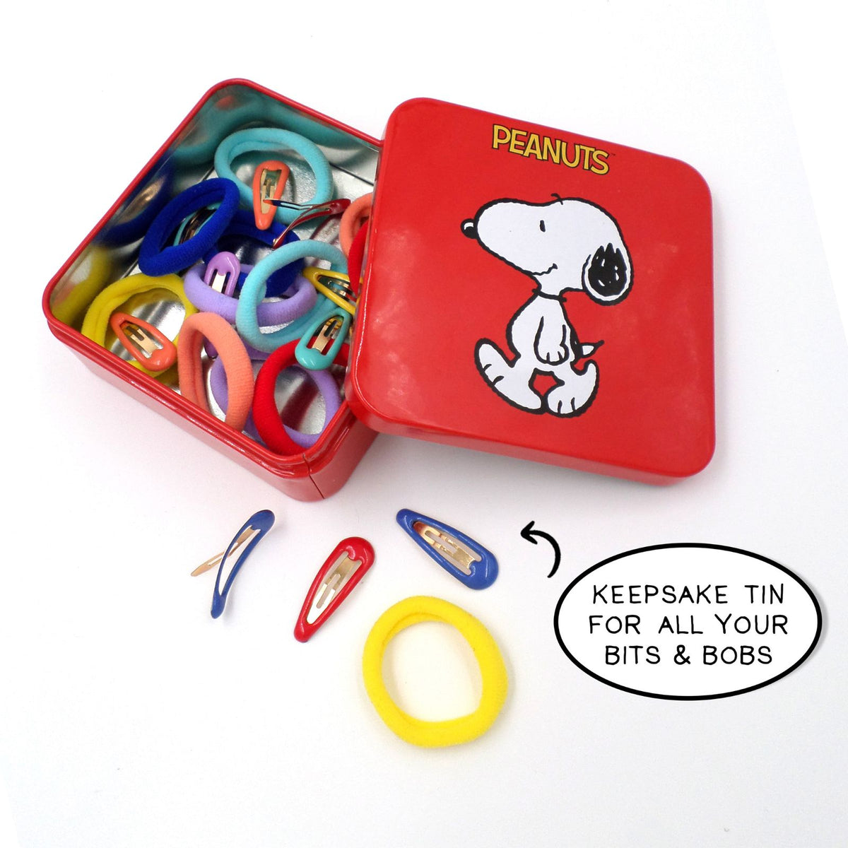 Snoopy Vegan Jelly Sweets In A Collectable Red Metal Keepsake Tin