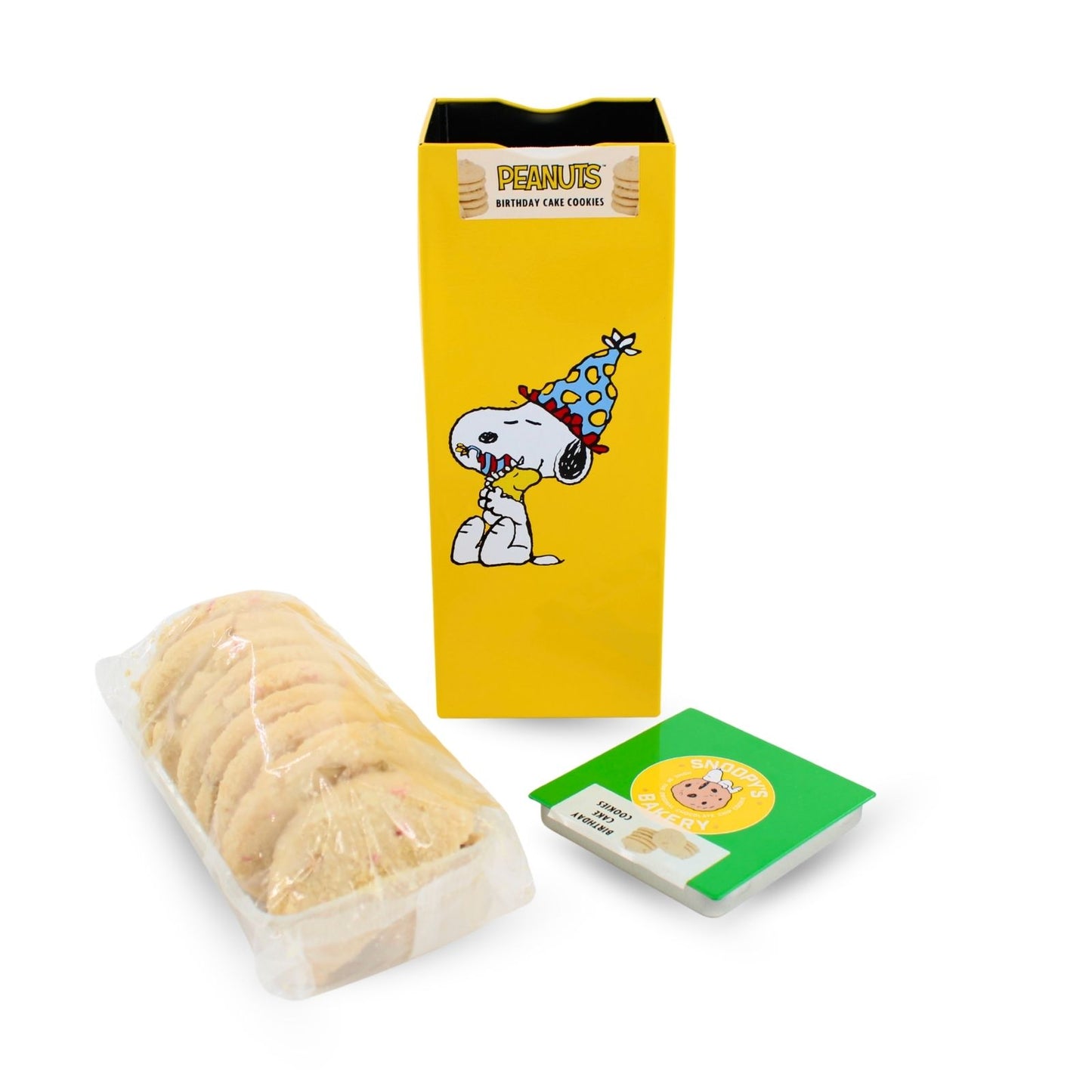 Peanuts Snoopy Birthday Cake Cookies Gift Tin Collectable Gift