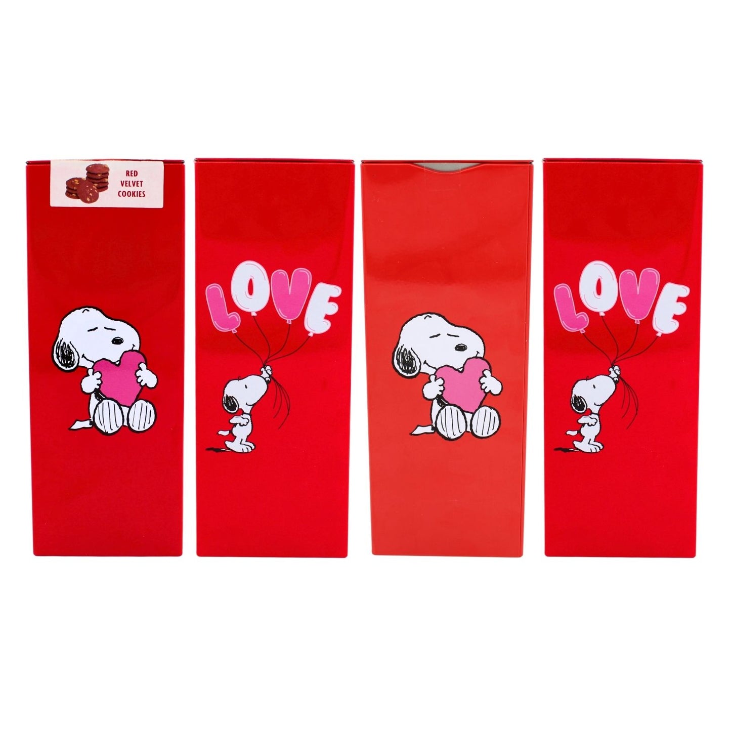 Peanuts Snoopy Love Red Velvet Cookies Gift Tin Collectable Gift