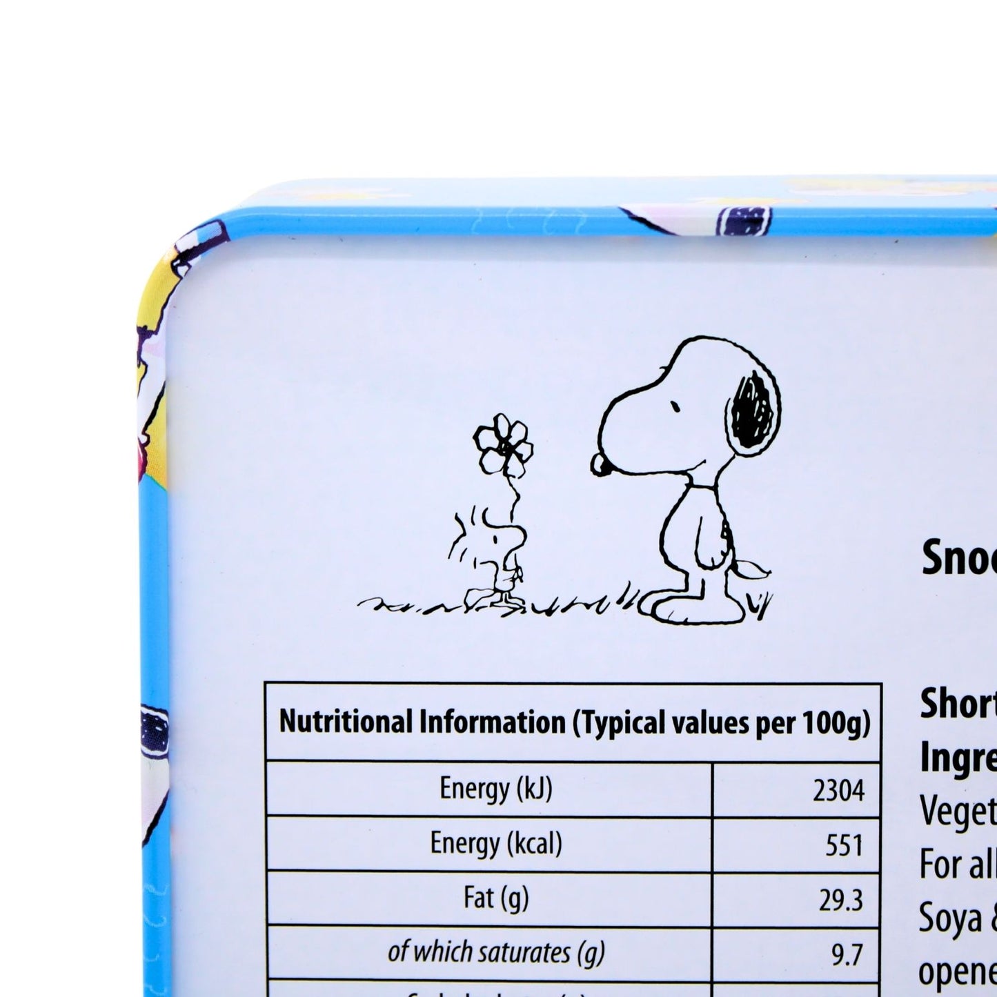 Peanuts Snoopy Breakfast Tea & Shortbread Biscuits Gift Tin Collectable Gift
