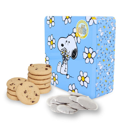 Peanuts Snoopy Breakfast Tea & Chocolate Chip Cookies Gift Tin Collectable Gift