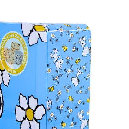 Peanuts Snoopy Breakfast Tea & Chocolate Chip Cookies Gift Tin Collectable Gift