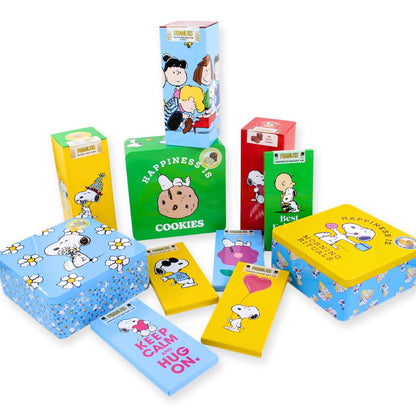 Peanuts Snoopy Breakfast Tea & Chocolate Chip Cookies Gift Tin Collectable Gift