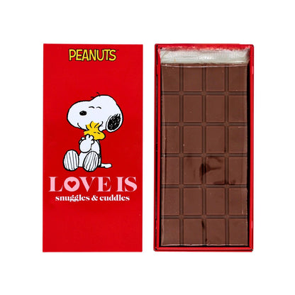 Peanuts Snoopy Love Is Red Chocolate Bar Gift Tin Collectable Gift
