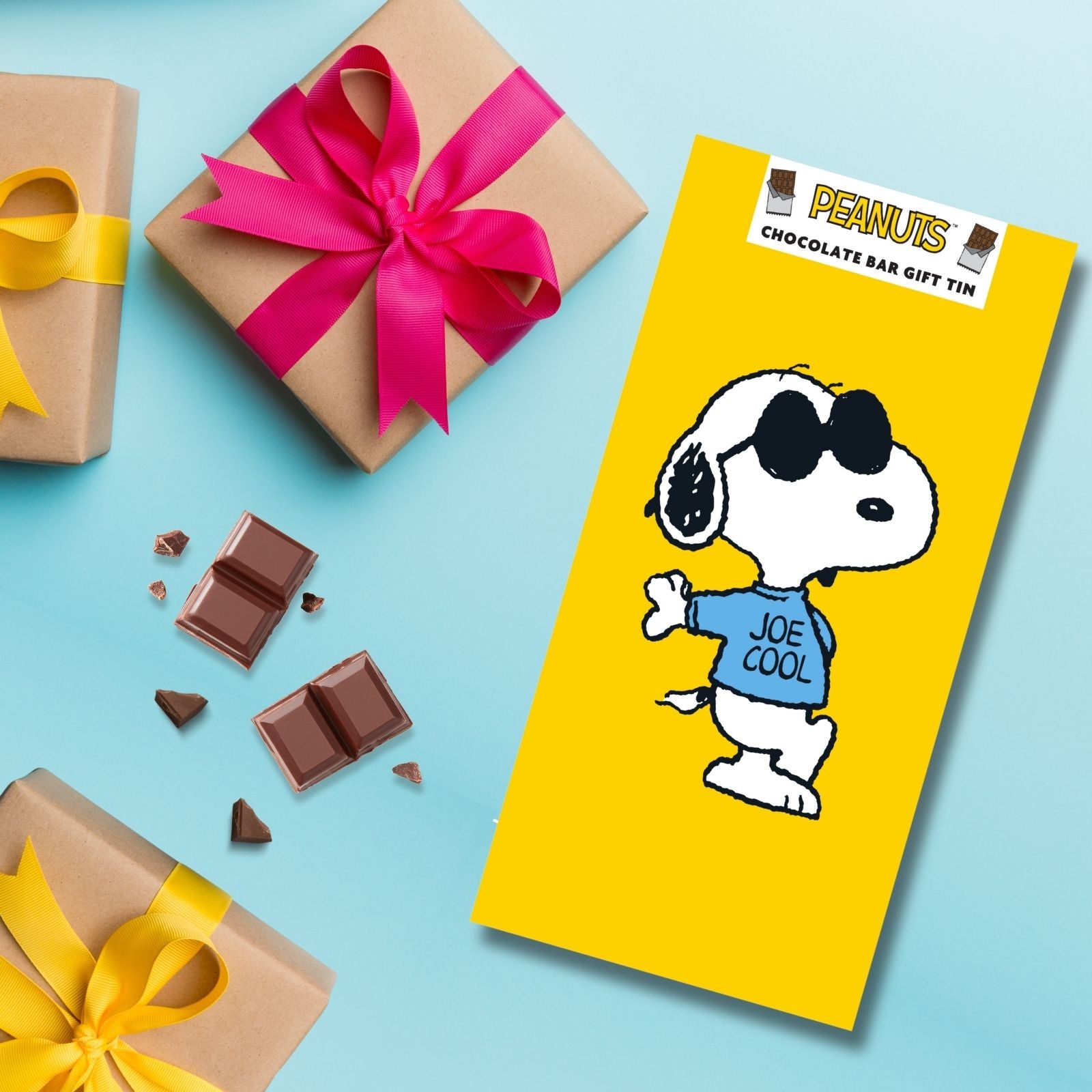 Peanuts Snoopy Joe Cool Chocolate Bar Gift Tin Collectable Gift