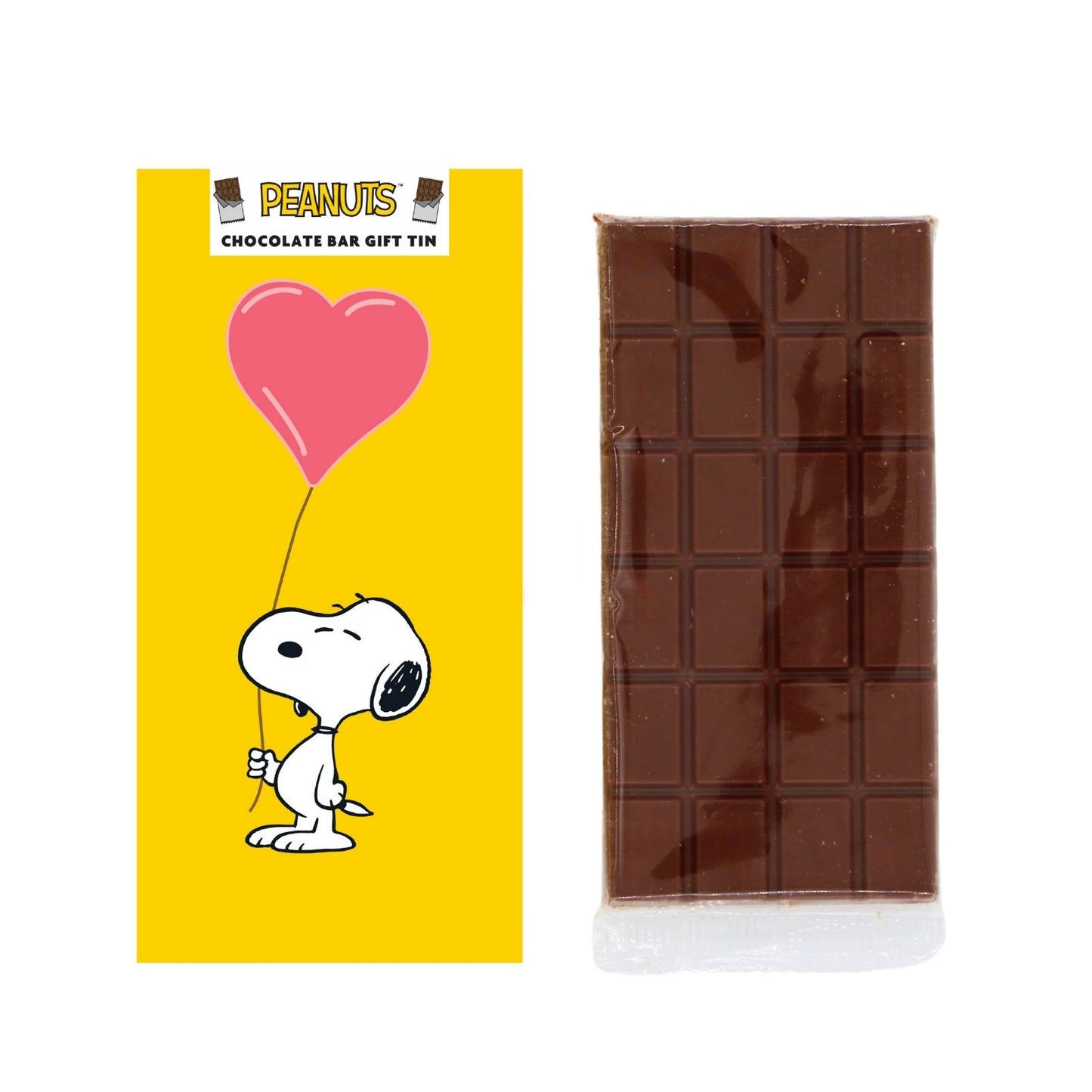 Peanuts Snoopy Love In The Air Chocolate Bar Gift Tin Collectable Gift