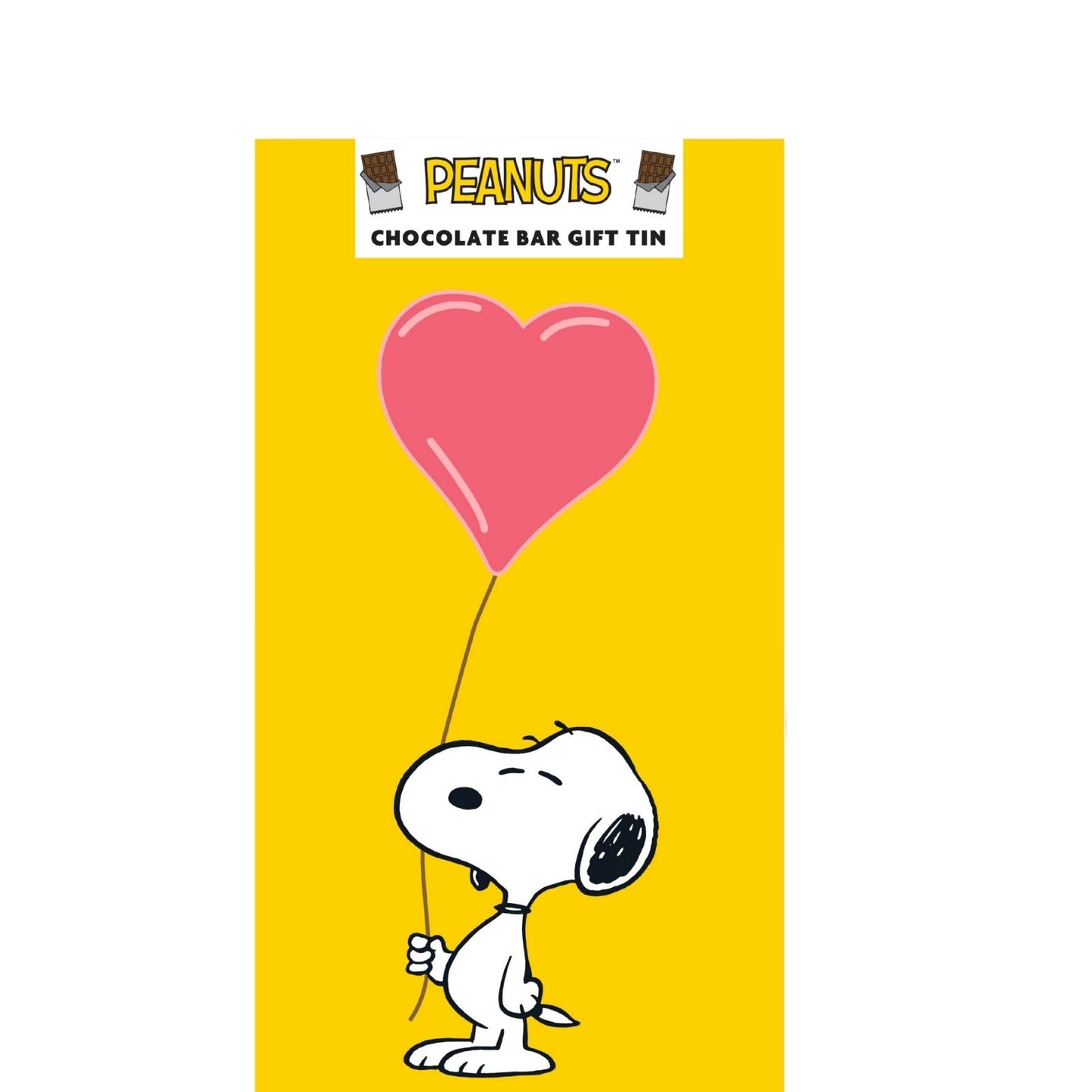 Peanuts Snoopy Love In The Air Chocolate Bar Gift Tin Collectable Gift