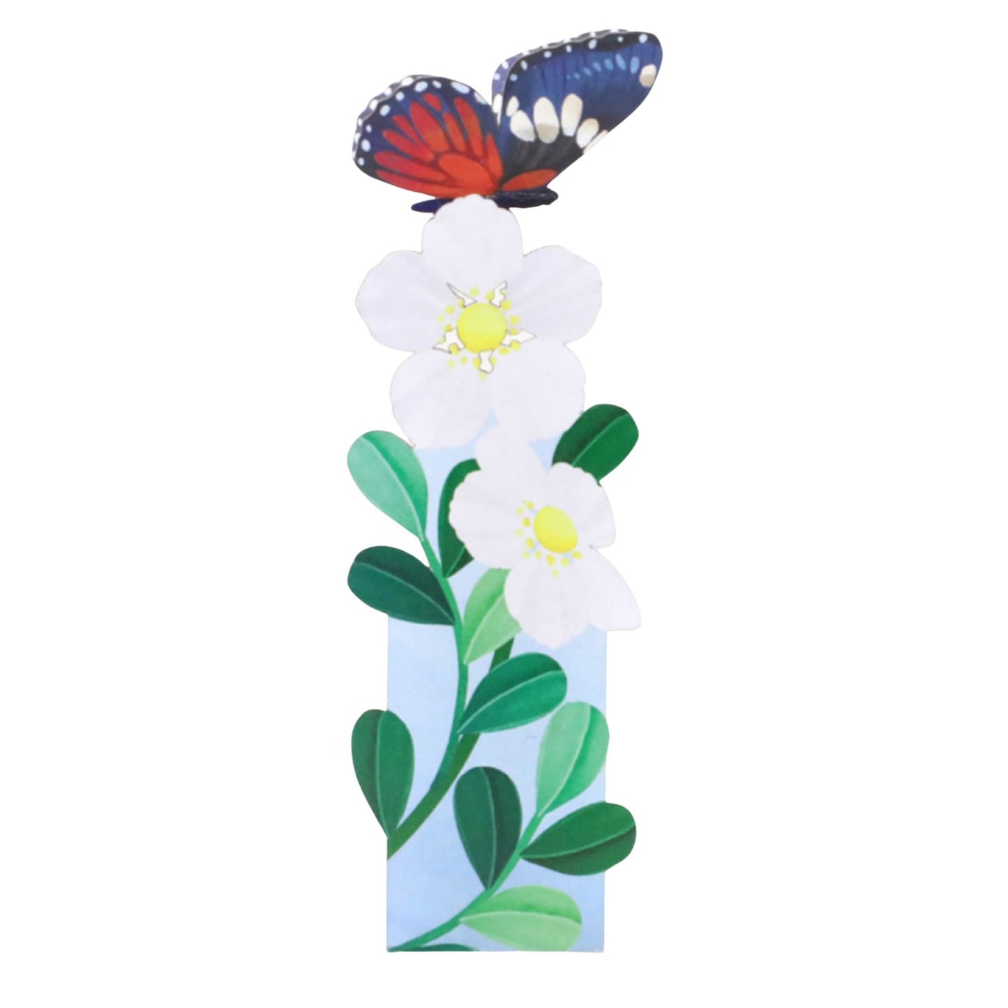Origamo Fold Out Bookmark Butterfly On Flower Handmade Reading Book Lover Gift