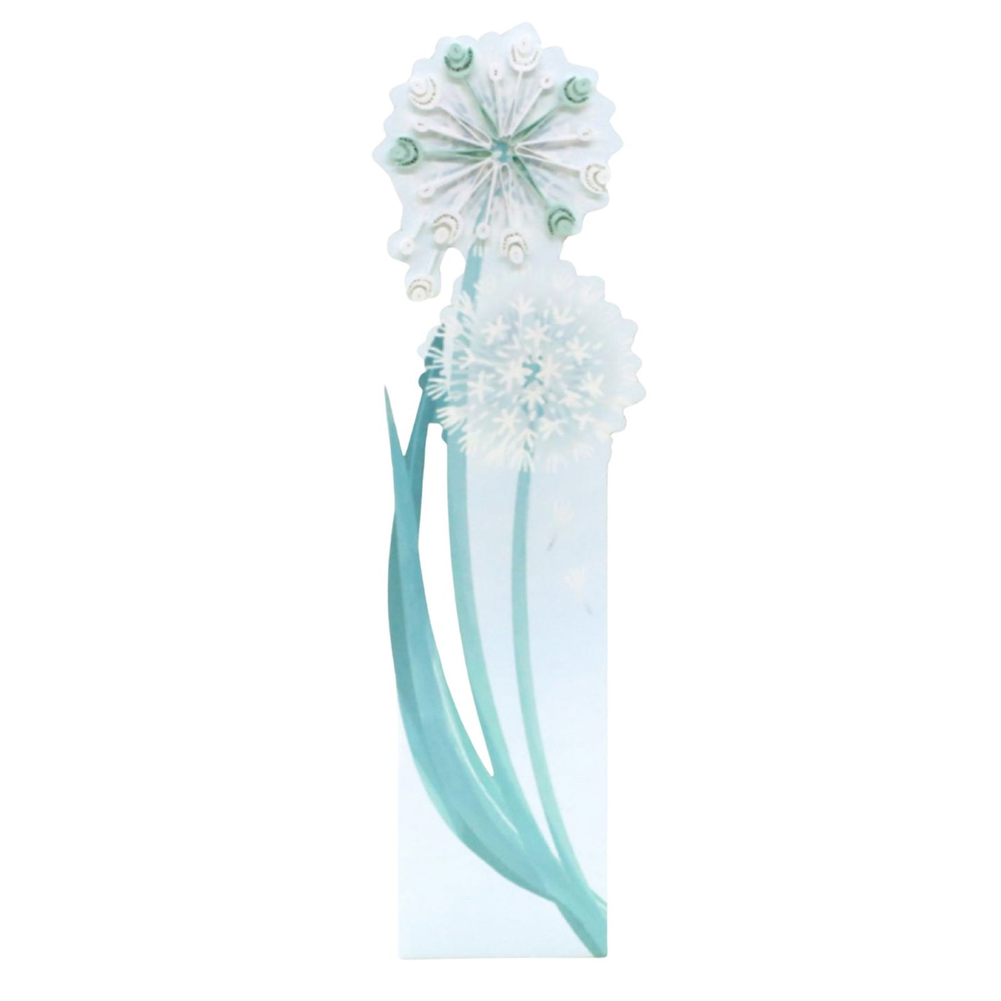 Origamo Quilled Bookmark Dandelion Wishes Handmade Reading Book Lover Gift