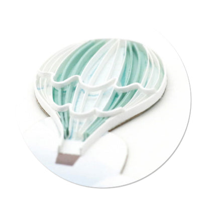 Origamo Quilled Bookmark Hot Air Balloons Handmade Reading Book Lover Gift