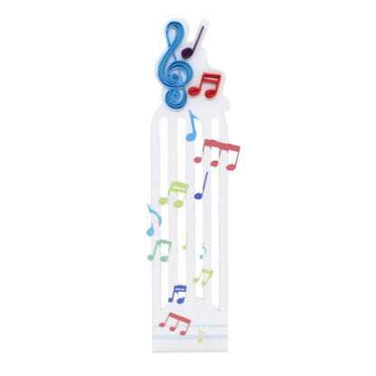 Origamo Quilled Bookmark Musical Notes Handmade Reading Musician Book Lover Gift