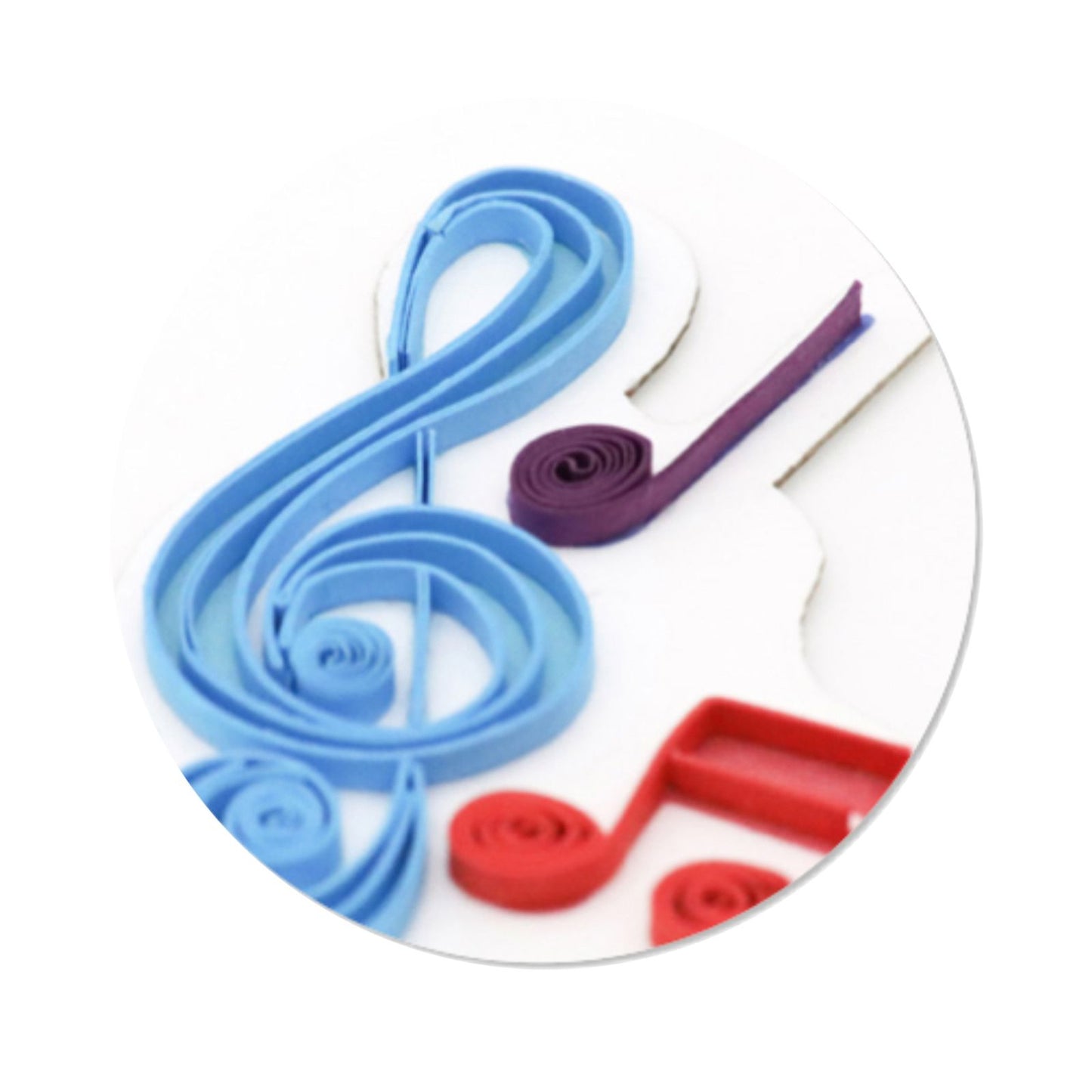 Origamo Quilled Bookmark Musical Notes Handmade Reading Musician Book Lover Gift