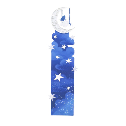 Origamo Quilled Bookmark Dreaming Girl Handmade Bedtime Reading Book Lover Gift