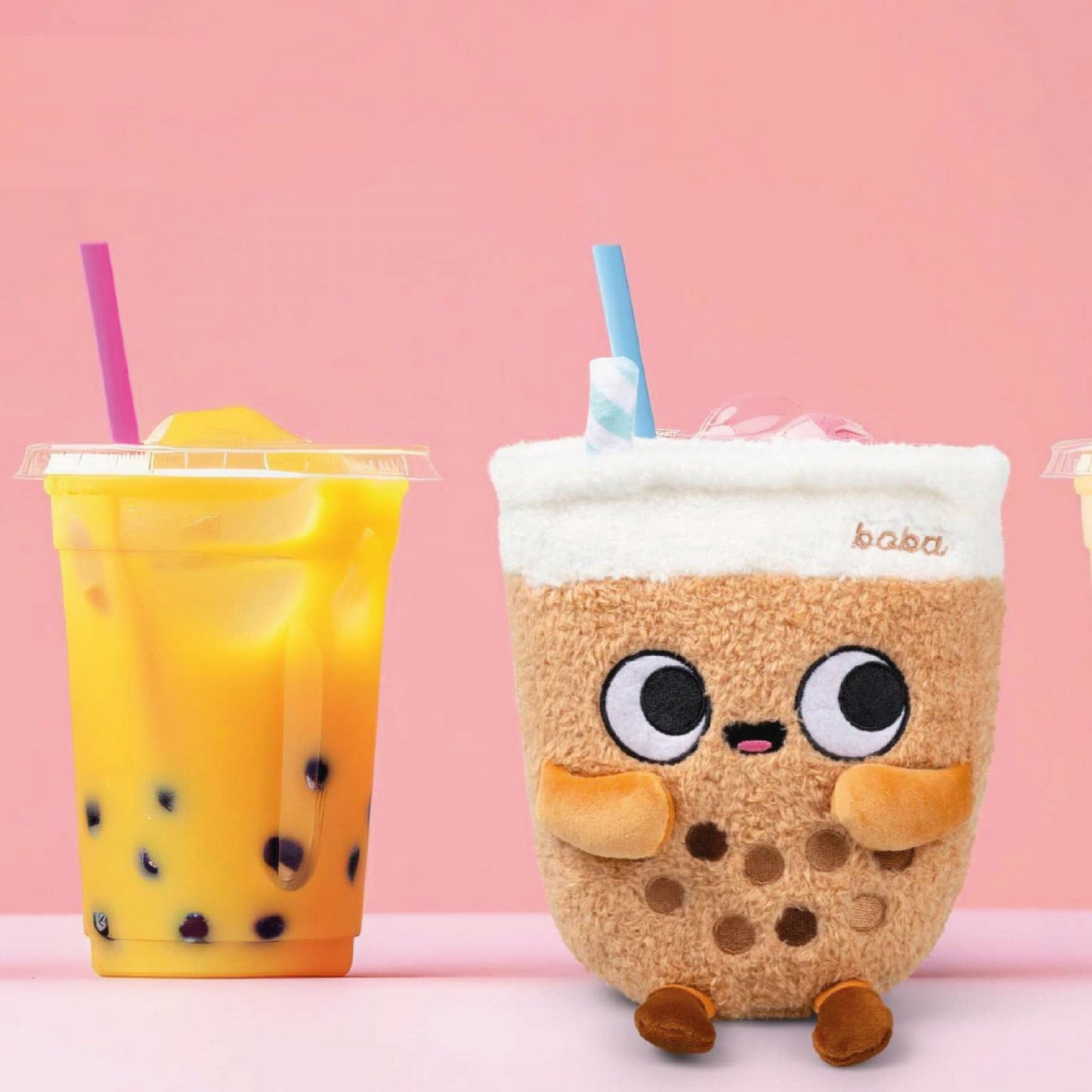 Pango Munchies Plush Boba Tea Shaped Cute Soft Toy Plushie Collectible Gift