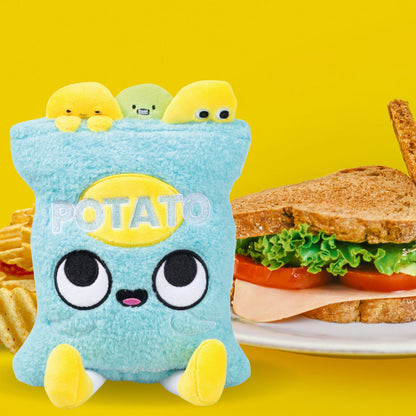 Pango Munchies Plush Potato Crisps Bag Cute Soft Toy Plushie Collectible Gift