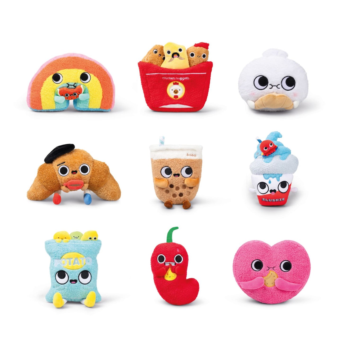 Pango Munchies Plush Potato Crisps Bag Cute Soft Toy Plushie Collectible Gift