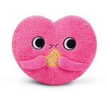 Pango Munchies Plush Pink Heart Shaped Cute Soft Toy Plushie Collectible Gift
