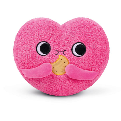 Pango Munchies Plush Pink Heart Shaped Cute Soft Toy Plushie Collectible Gift