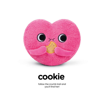 Pango Munchies Plush Pink Heart Shaped Cute Soft Toy Plushie Collectible Gift