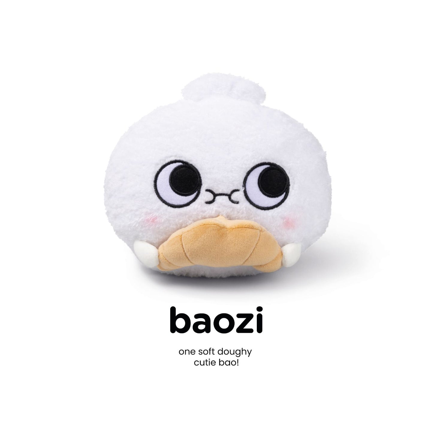 Pango Munchies Plush Boa Bun Shaped Cute Soft Toy Plushie Collectible Gift