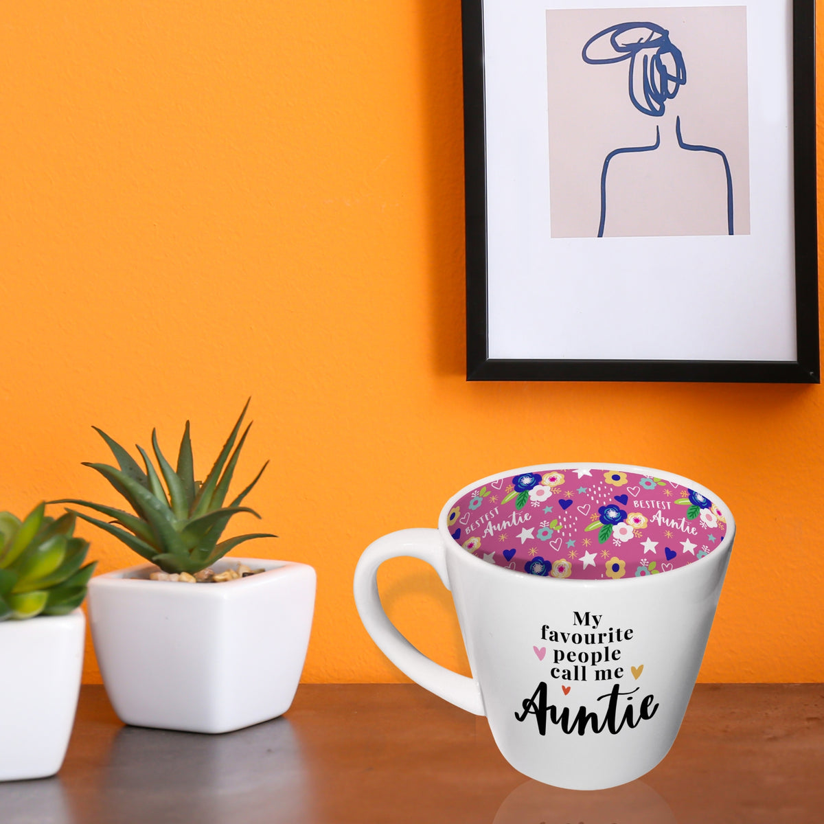 My Favourite People Call Me Auntie Ceramic Mug In Gift Box By Inside Out