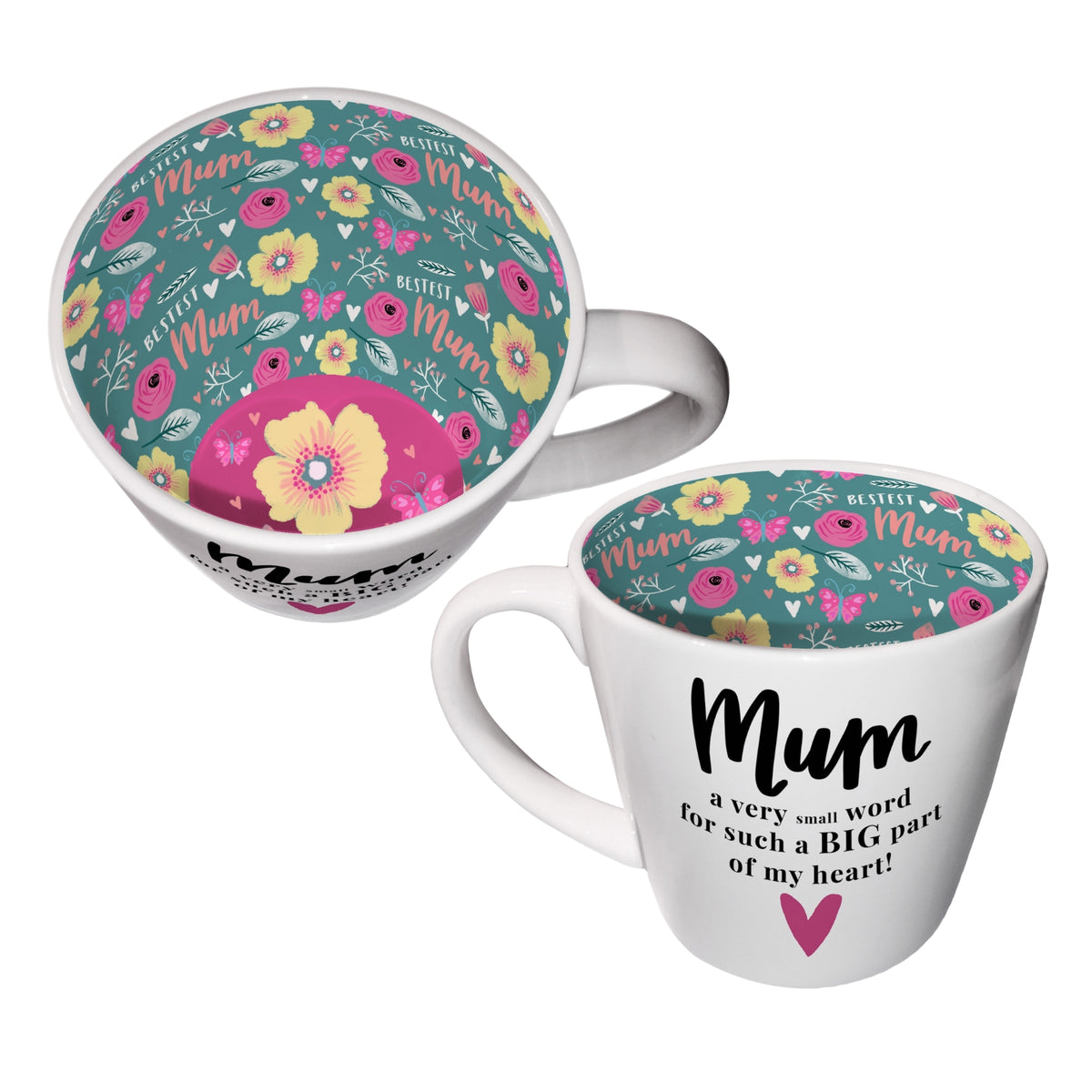 Mum Is A Small Word Ceramic Mug In Gift Box By Inside Out