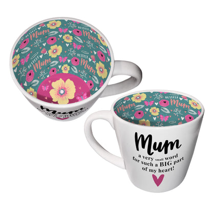 Mum Is A Small Word Ceramic Mug In Gift Box By Inside Out