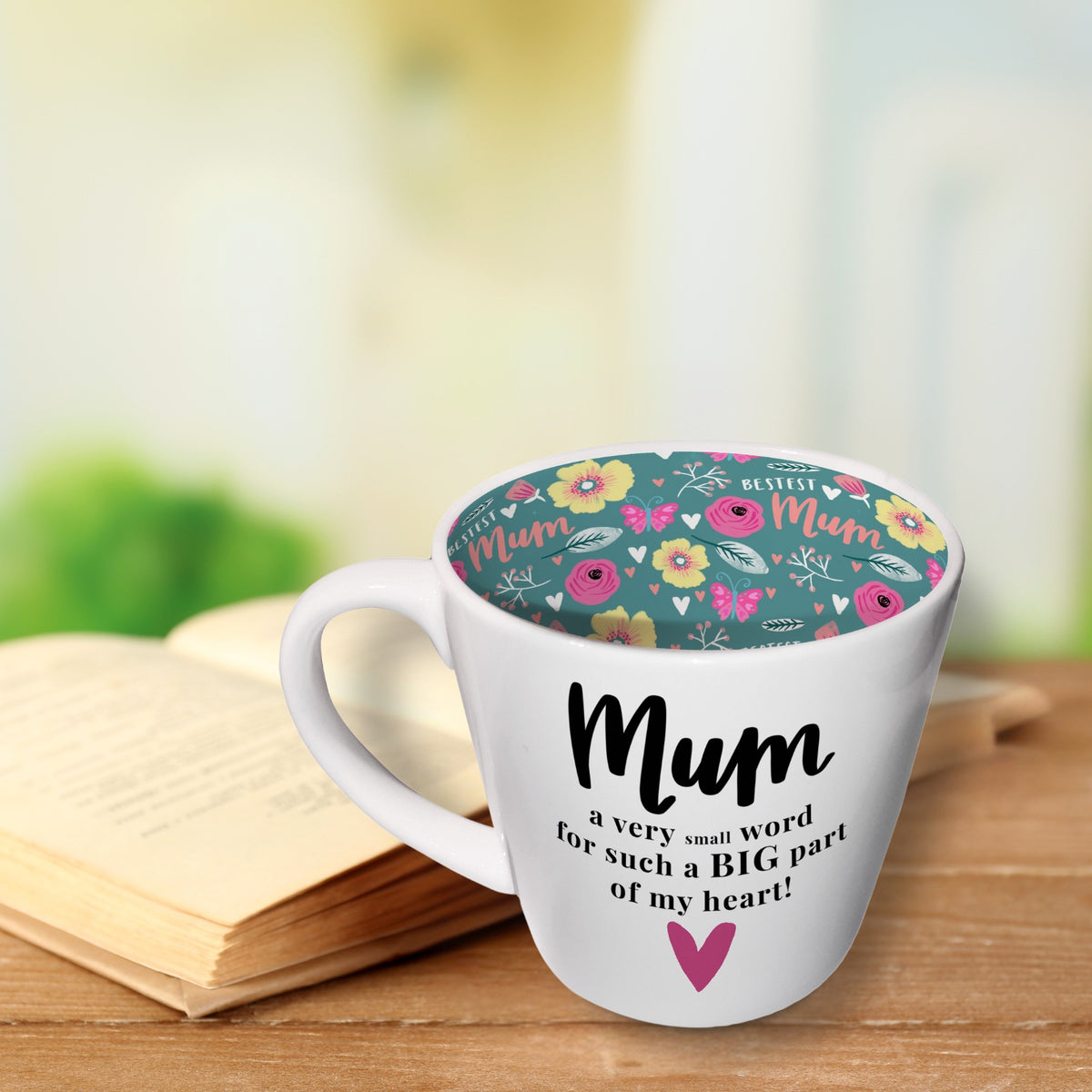 Mum Is A Small Word Ceramic Mug In Gift Box By Inside Out