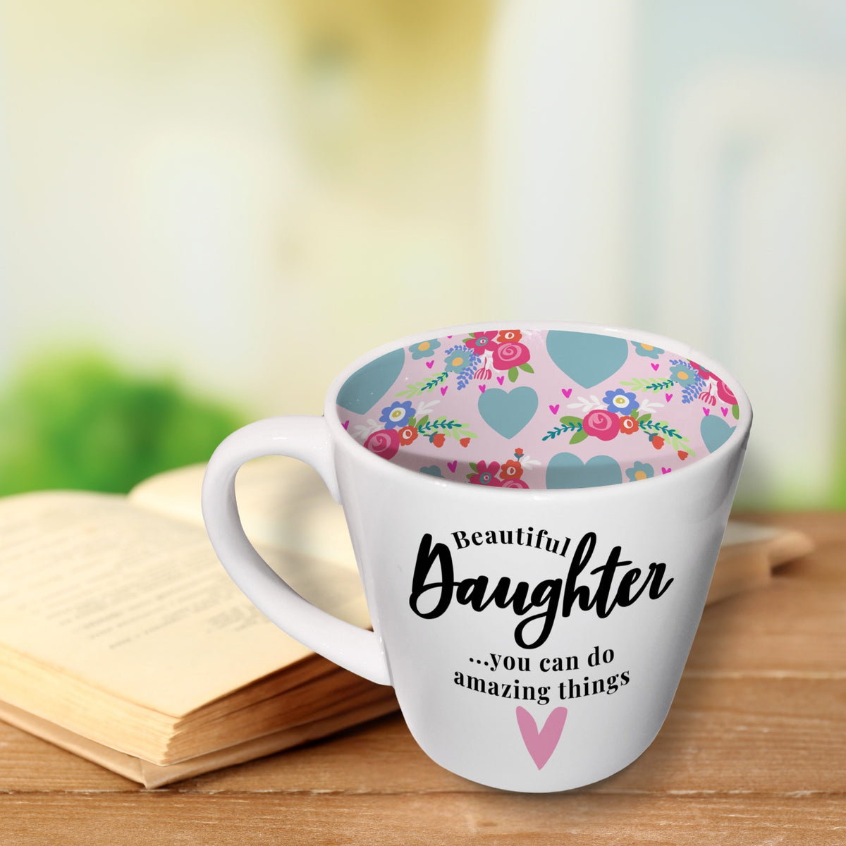 Beautiful Daughter Do Amazing Things Ceramic Mug In Gift Box By Inside Out