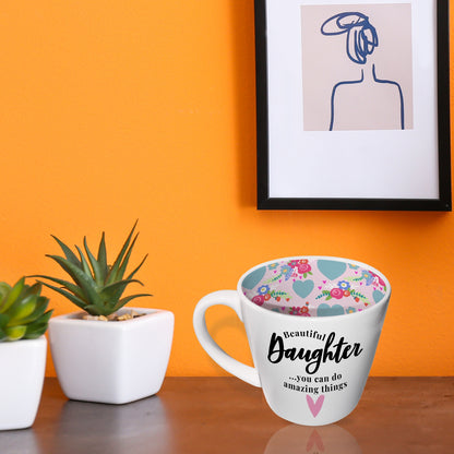 Beautiful Daughter Do Amazing Things Ceramic Mug In Gift Box By Inside Out
