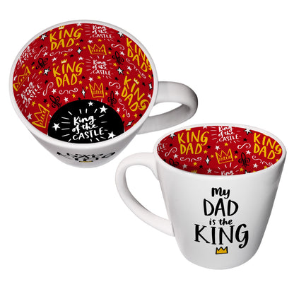 My Dad Is King Ceramic Mug In Gift Box By Inside Out