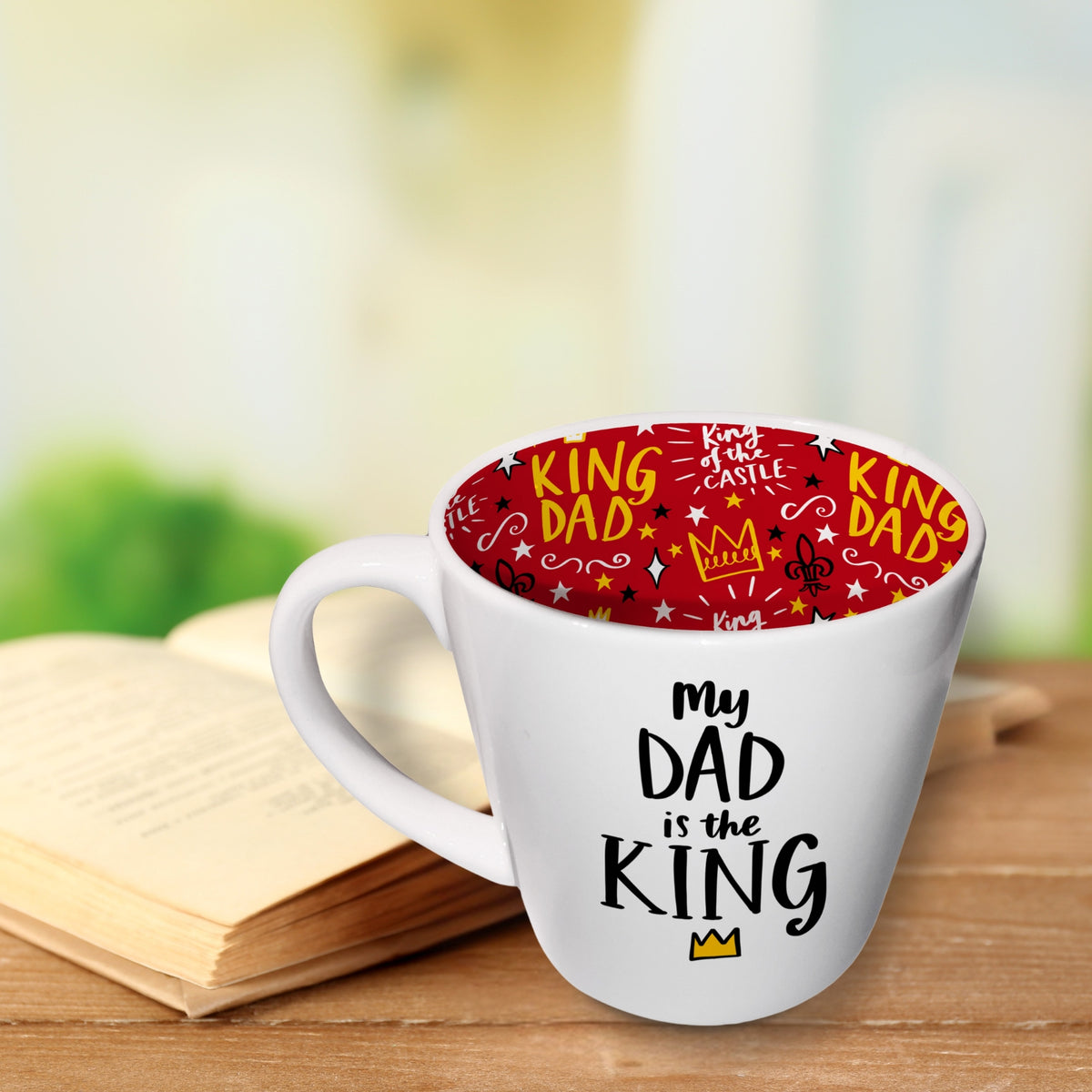 My Dad Is King Ceramic Mug In Gift Box By Inside Out