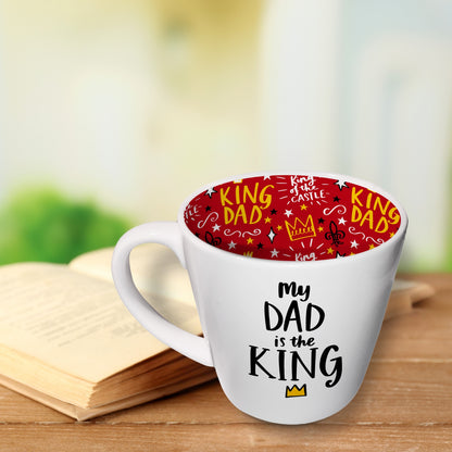 My Dad Is King Ceramic Mug In Gift Box By Inside Out