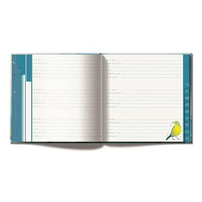 The Wildlife Addresses & Birthdays Book Swan Design Nature Lover Gift Idea