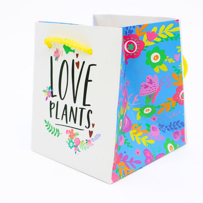 Love Plants Gift Bag For Plant Pot Gift Idea