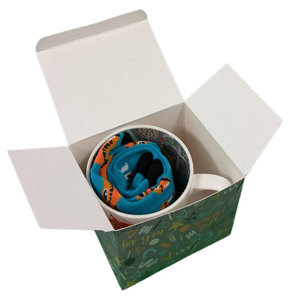 For Fox Sake Mug & Socks Set For Her Fun Foxy Gift Set
