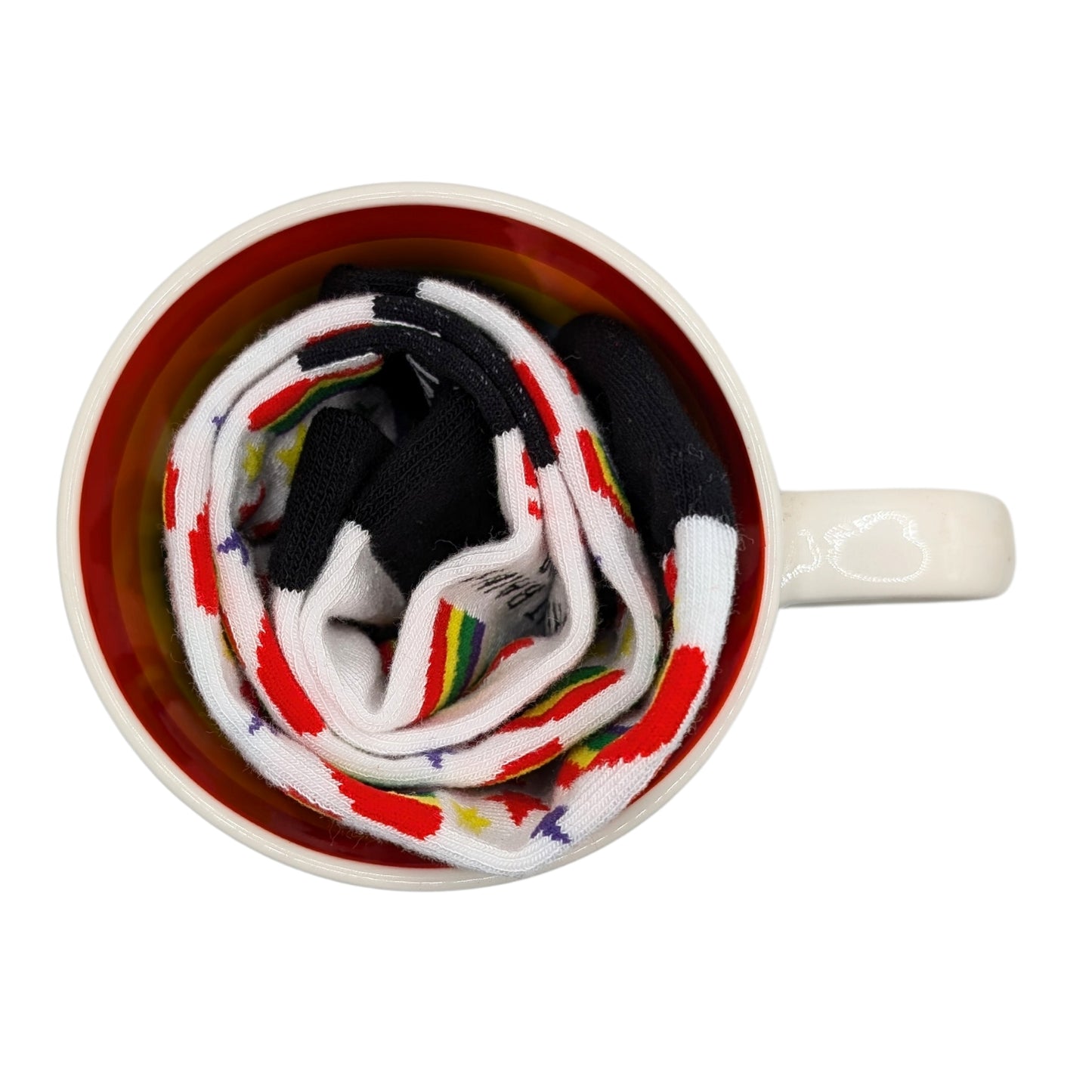 When It Rains Look For Rainbows Mug & Socks Set For Her Gift Set