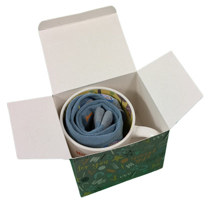 What The Duck Mug & Socks Set For Him Ducktastic! Gift Set