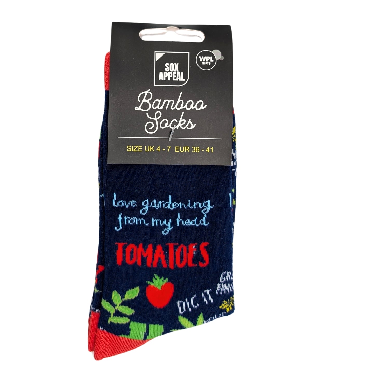 I Love Gardening From My Head Tomatoes Mug & Socks Set For Her Gift Set