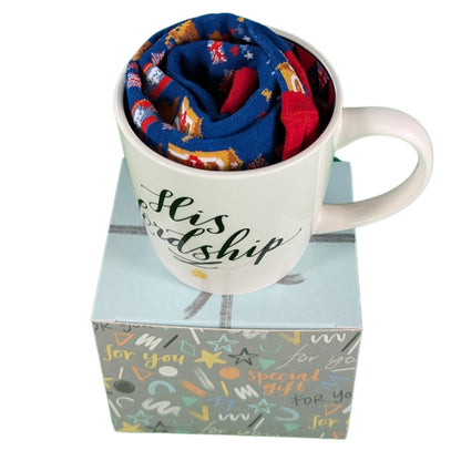 His Lordship Royalty Mug & Socks Set For Him His Majesty Gift Set